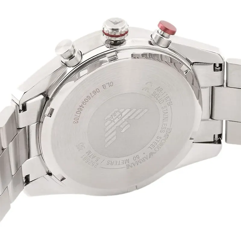 Emporio Armani Racer Chrono Blue Dial Men's Watch- AR11676